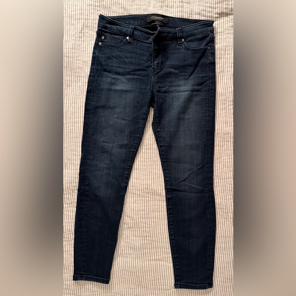 Liverpool Women's Dark Indigo Skinny Jeans